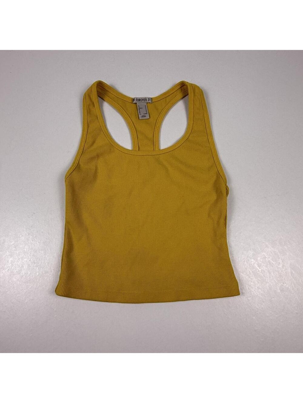 Forever 21 Women's Yellow Vests-tanks-cami